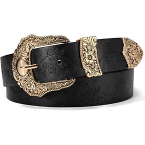 Vintage Ladies Western Belt for Women, Adjustable Cowboy Cowgirl Belts for Jeans Dresses Pants in Kuwait