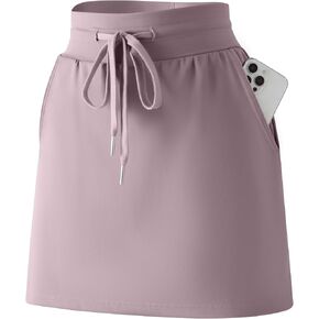 Skirts for Women A-Line Drawstring Waist Summer Casual Wokout Tennis Skorts with Pockets in Saudi Arabia