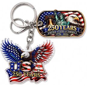 KATINAT Eagle Keychain USA 250 Years Keychain 1776–2026 250 Anniversary Usa Merchandise in Saudi Arabia