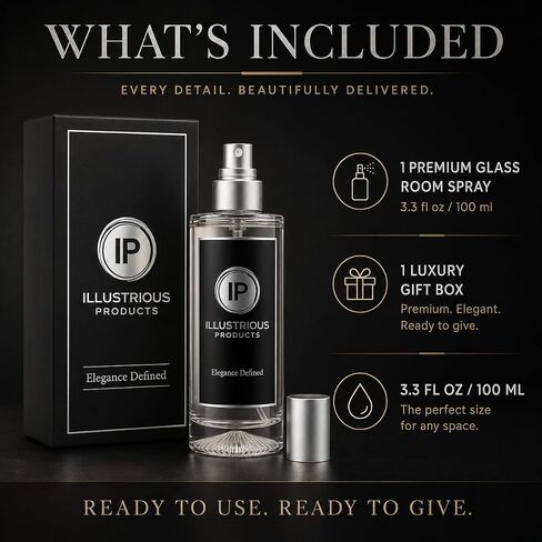 Neroli Room Spray for Home – Luxury Long-Lasting Fragrance Mist, Citrus Floral Woody Scent, Premium Glass Bottle & Gift Box, Fine-Mist Sprayer, Made in USA, 3.3 fl oz / 100 ml in Kuwait