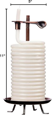 Candle by the Hour 20559BW Vanilla Scent Beeswax Candle, White, 80 Hour in Saudi Arabia