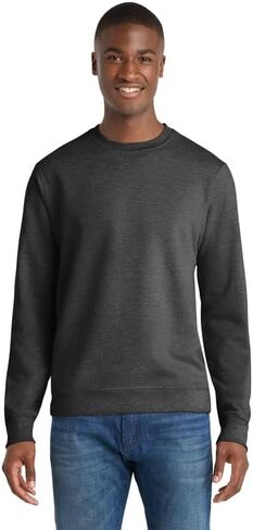 Port & Company Performance Fleece Crewneck Sweatshirt DARK HEATHER GREY in Kuwait