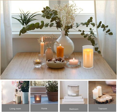 STAHAD 2pcs Transparent Glass Candle Covers Decorative Household Candle Holders Windproof Cloche Dome Party Wedding Atmosphere in Saudi Arabia