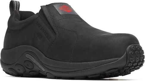 حذاء Merrell Mens Jungle Moc Leather Hi Vis ذو مقدمة مركبة ومبدد للكهرباء الساكنة in Kuwait