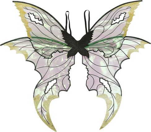 Adult Fairy Wings (35.43 x 31.5) Butterfly Wings Costume Accessory for Women's Easter Halloween Cosplay Parties in Saudi Arabia