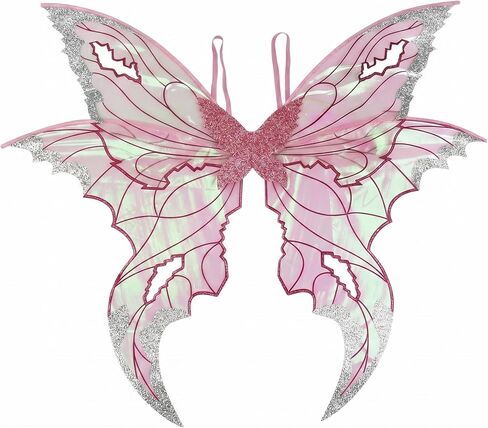 Adult Fairy Wings (35.43 x 31.5) Butterfly Wings Costume Accessory for Women's Easter Halloween Cosplay Parties in Saudi Arabia