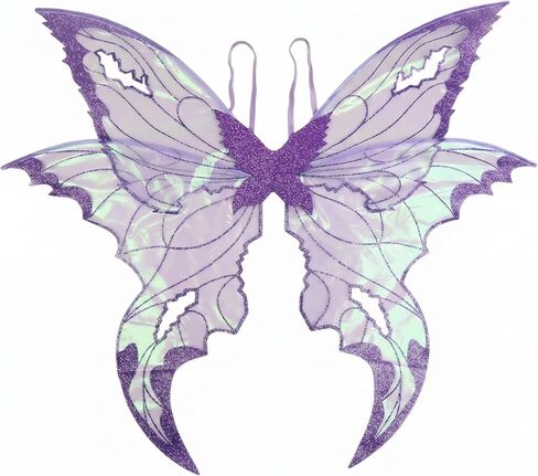 Adult Fairy Wings (35.43 x 31.5) Butterfly Wings Costume Accessory for Women's Easter Halloween Cosplay Parties in Saudi Arabia