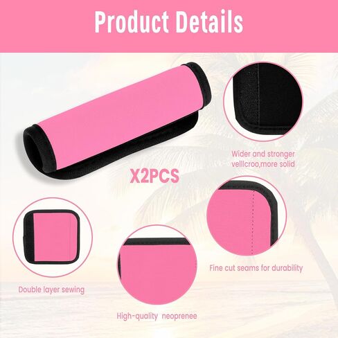 Neoprene Handle Wrap Protector, Dsigo Pink Handle Wrap Accessories for Bogg Bag & Simply Southern Tote - Beach Bag Handle Protectors in Saudi Arabia