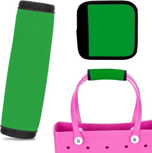 Neoprene Handle Wrap Protector, Dsigo Pink Handle Wrap Accessories for Bogg Bag & Simply Southern Tote - Beach Bag Handle Protectors in Saudi Arabia