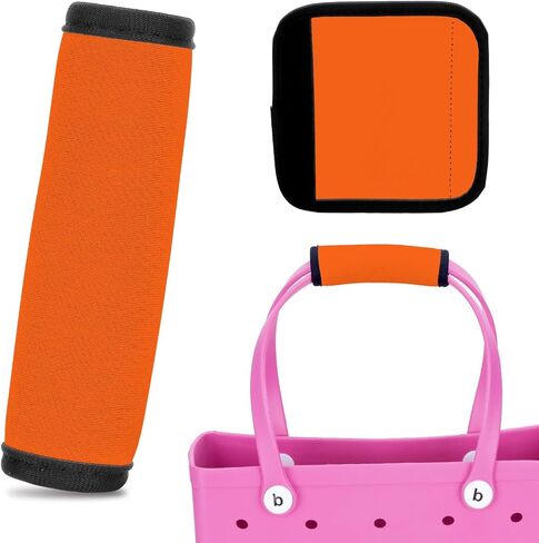 Neoprene Handle Wrap Protector, Dsigo Pink Handle Wrap Accessories for Bogg Bag & Simply Southern Tote - Beach Bag Handle Protectors in Saudi Arabia