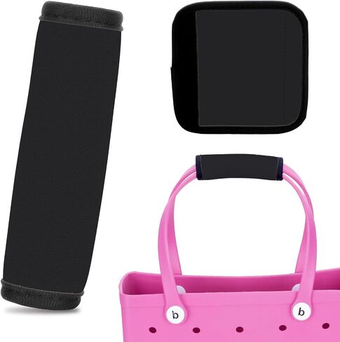 Neoprene Handle Wrap Protector, Dsigo Pink Handle Wrap Accessories for Bogg Bag & Simply Southern Tote - Beach Bag Handle Protectors in Saudi Arabia