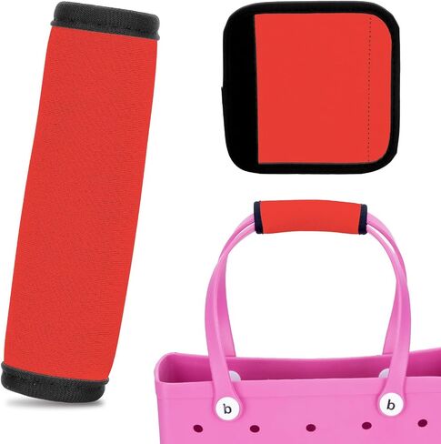 Neoprene Handle Wrap Protector, Dsigo Pink Handle Wrap Accessories for Bogg Bag & Simply Southern Tote - Beach Bag Handle Protectors in Saudi Arabia
