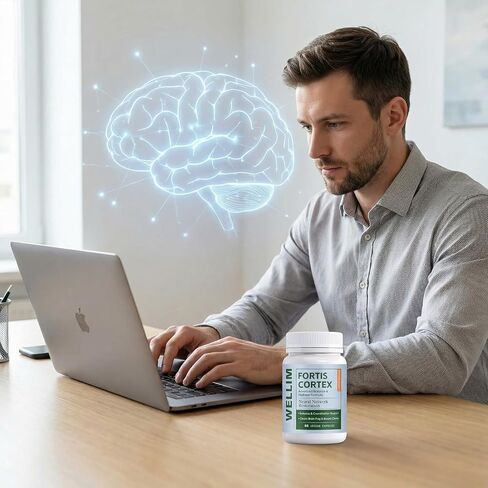 FortisCortex for Vertigo, Potency Liver Detox & Clarity Capsules, Daily Cognitive Wellness Supplement, 60-Day Supply in Kuwait