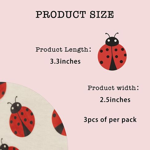 Ladybug Sticker Sheet - Red and Black, Peel and Stick Kids' Room Decor. (Ladybug wall Decal) in Saudi Arabia