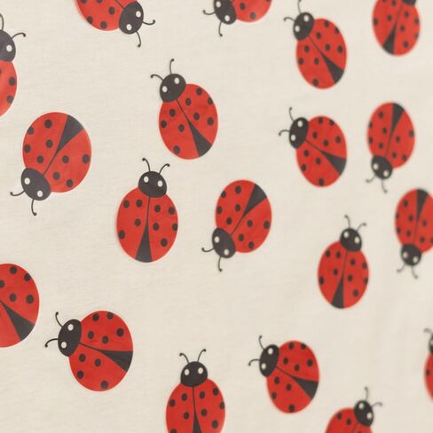 Ladybug Sticker Sheet - Red and Black, Peel and Stick Kids' Room Decor. (Ladybug wall Decal) in Saudi Arabia