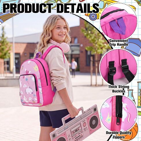 Sanwuta 24 Pcs 15 Inch Backpack in Bulk Lightweight Colorful Book Bags with Fun Patterns Elementary Backpack for Travel, Donations Supplies in Kuwait
