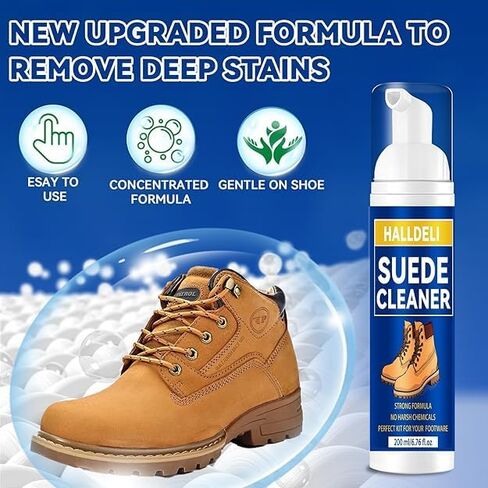 Suede Shoe Cleaner, Sneaker Cleaning Kit with Brush for White Shoes, Suede, Nubuck, Knit, Boots, Trainer, Leather in Kuwait