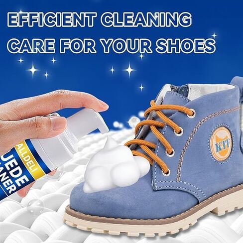 Suede Shoe Cleaner, Sneaker Cleaning Kit with Brush for White Shoes, Suede, Nubuck, Knit, Boots, Trainer, Leather in Kuwait
