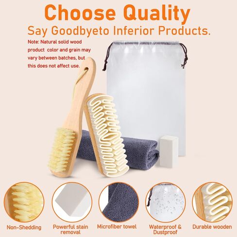 5Pcs Suede Eraser for Shoes, Suede Eraser and Brush, Suede Cleaning Kit, Suede Kit, Suede Brush Stain Removal for Suede Jackets, Purse, Couches & Bags in Saudi Arabia