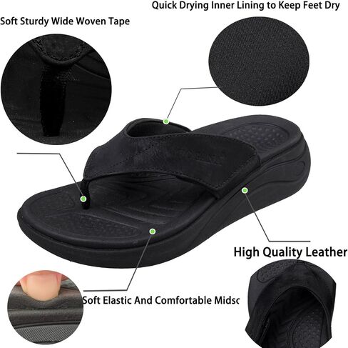 Vagana Sandals for Men Adjustable Width Slides Arch Support Orthopedic for Diabetic Plantar Fasciitis Swollen Feet Pain Relief Neuropathy in Saudi Arabia