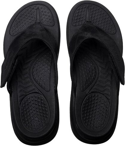 Vagana Sandals for Men Adjustable Width Slides Arch Support Orthopedic for Diabetic Plantar Fasciitis Swollen Feet Pain Relief Neuropathy in Saudi Arabia