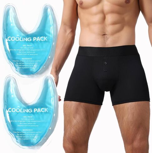 Vasectomy Underwear, Boxer Briefs with Pocket Jockstrap for Men Testicular Support and Pain Relief Gift in Saudi Arabia