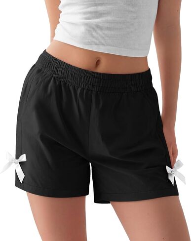 Girls Athletic Quick Dry Shorts Kids Beach Board Swim Shorts Bow Tie Lightweight Summer Casual 7-16 Years in Kuwait