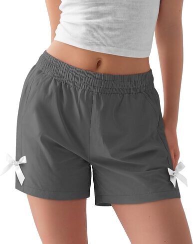 Girls Athletic Quick Dry Shorts Kids Beach Board Swim Shorts Bow Tie Lightweight Summer Casual 7-16 Years in Kuwait