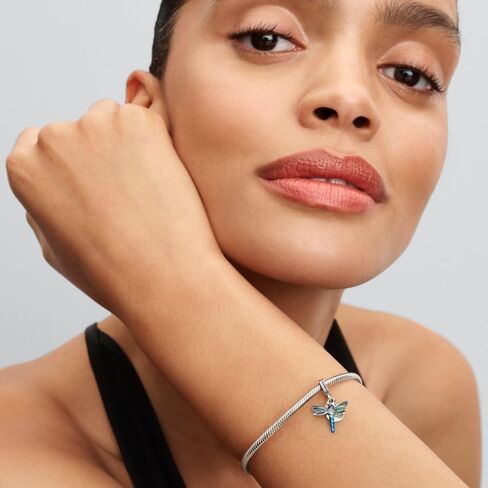 PANDORA-Dragonfly Double Dangle Charm-Sterling silver-With Gift Box in Kuwait