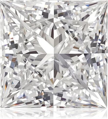 Moissanite Loose Stone 0.5-10 Carat D Color VVS1 Clarity Princess Cut Moissanite Gemstones with GRA Certificate for Diamond Jewelry Making in Saudi Arabia