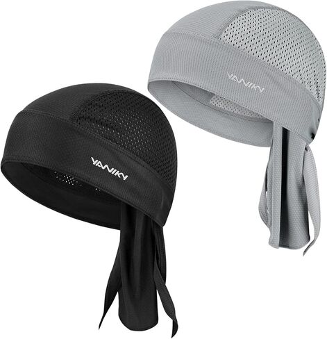 YANIKY Bandanas Skull Caps for Men, Women Skull Cap Helmet Liner Cycling Hat Durags Motorcycle Bandana Sweat Wicking Do Rag in Saudi Arabia