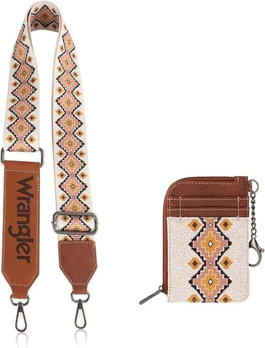 Wrangler Wristlet Western Purse Straps and Credit Card Holder with Zipper in Kuwait