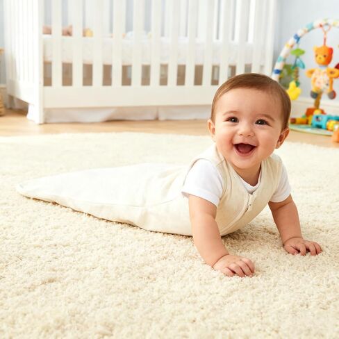 Unisex Newborn Wearable Blanket Long Sleeveless Swaddle Transition Sack Light Weight TOG 0.5 for Infant 100% Cotton in Kuwait