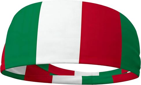 Sports Headband Unisex, Flag Pattern Sweatband for Men Women, Fashion Stretchy Moisture Wicking Hair Band Headwrap in Saudi Arabia