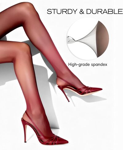 LABELLA Super Thin Lightweight Sheer To Waist Pantyhose, Muticolor Stylish Tights, Durable and Sturdy, S-Queen2 in Saudi Arabia