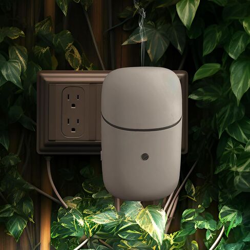 Plug in Diffuser for Essential Oils - Waterless Essential Oil Diffuser,Compatible with 10ml of 100% Pure Essential Oil，No Water Needed,12-Hour Intermittent Dry Mist, Equipped with a Night Light. in Saudi Arabia