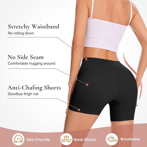 Womens Seamless Shaping Boyshorts Panties Tummy Control Shapewear Underwear Under Dress Shorts in Saudi Arabia