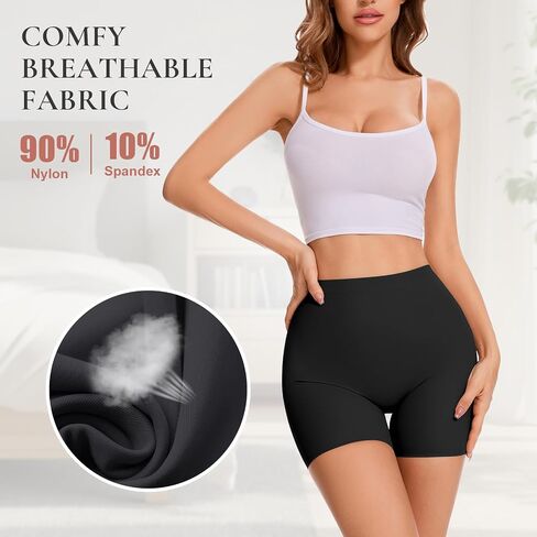 Womens Seamless Shaping Boyshorts Panties Tummy Control Shapewear Underwear Under Dress Shorts in Saudi Arabia