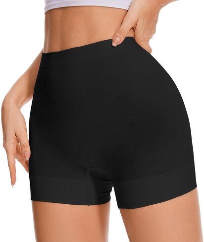 Womens Seamless Shaping Boyshorts Panties Tummy Control Shapewear Underwear Under Dress Shorts in Saudi Arabia