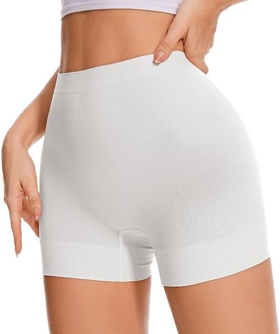 Womens Seamless Shaping Boyshorts Panties Tummy Control Shapewear Underwear Under Dress Shorts in Saudi Arabia