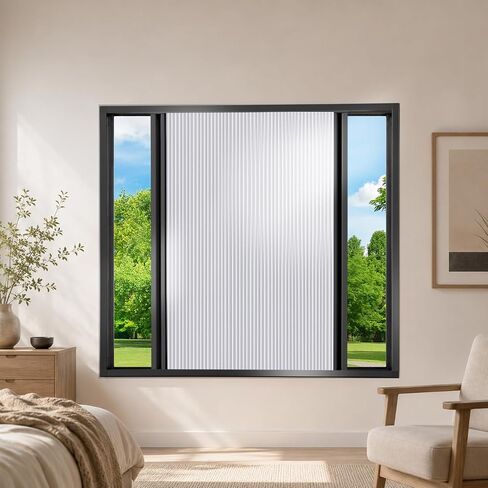 TIPIACE Ture Blackout No-Gap Cellular Honeycomb Shades for Windows Avoid Heat for Bedroom Nursery Media Room (Single Side Opening Full White) in Saudi Arabia