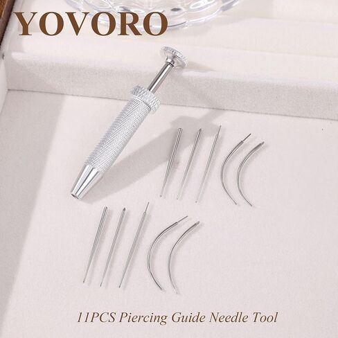 20PCS Piercing Taper Ball Grabber Tool for Jewelry Replacement 14G 16G 18G 20G Stainless Steel Flat Back Earrings Applicator Tool Push Pin Internal Threaded External Threaded Assistant Body Piercing Kit in Kuwait