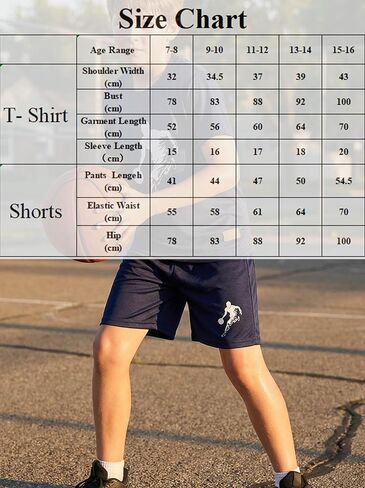 Kids Athletic Set Comfortable Breathable Trendy Print Comfy Set for Children Active Play 7-16Y in Kuwait