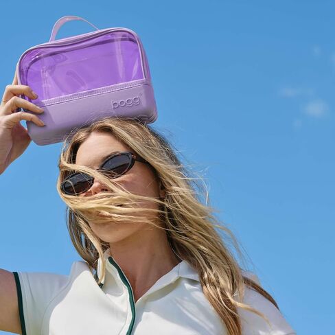 حقيبة تنظيم السفر من BOGG BAG Boggs n Ends - 9 بوصة × 3 بوصة × 7 بوصة - متينة وقابلة للغسل ومضادة للطرف - حقيبة مستحضرات تجميل صغيرة الحجم (وردي تافي) in Kuwait