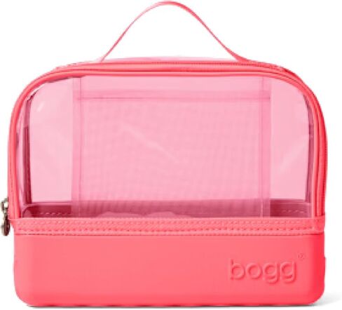 حقيبة تنظيم السفر من BOGG BAG Boggs n Ends - 9 بوصة × 3 بوصة × 7 بوصة - متينة وقابلة للغسل ومضادة للطرف - حقيبة مستحضرات تجميل صغيرة الحجم (وردي تافي) in Kuwait