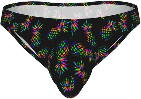 Colorful Tropical Pineapple Men's Sexy Bikini Briefs Swimsuit Underwear in Saudi Arabia