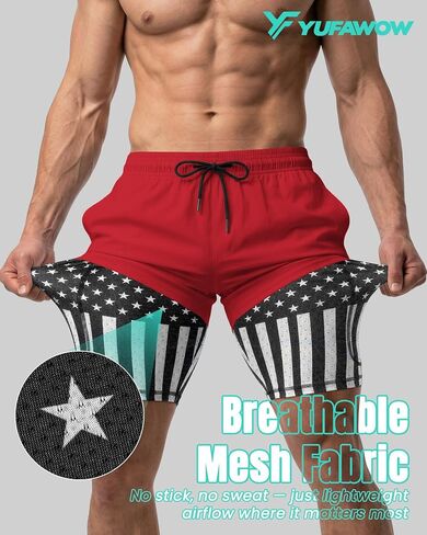 9 Inch Men Swim Trunks with USA Compression Breathable Liner Quick Dry Zipper Pockets for Beach Pool Cruise Travel in Saudi Arabia