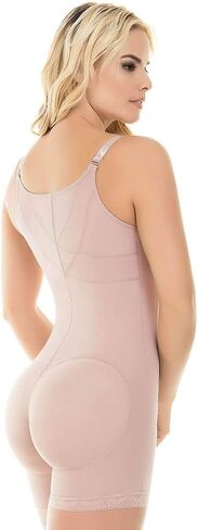 Colombian Post-Surgery Postpartum Body Shaper Girdle #435 Thin/Removable Straps (Small, Rose) in Kuwait
