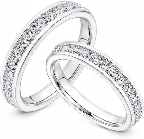 2-Pack 14K Gold Plated Stacking Rings for Oura Ring Gen 5/4/3, Cubic Zirconia Simulated Diamond Rings for Oura Ring accessories Stack Women Men in Kuwait
