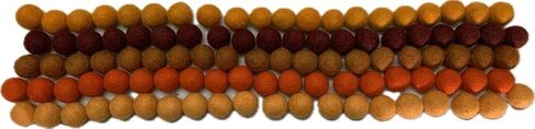 Generic Felt Pom Poms - Wool Felt Balls - 10 Vibrant Colors - 100 Pieces - 2cm (~0.8 inch) Size Each - Craft - DIY - Handmade 100% NZ Wool, RS1110 in Saudi Arabia